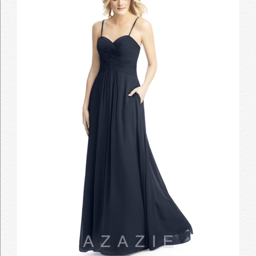 Navy Blue Formal Dress